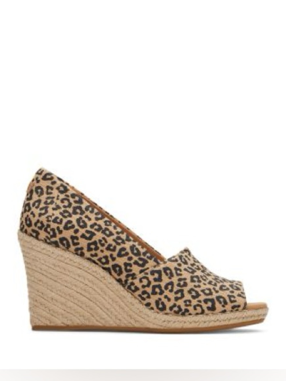 TOMS women’s Michelle Cheetah Print Wedges